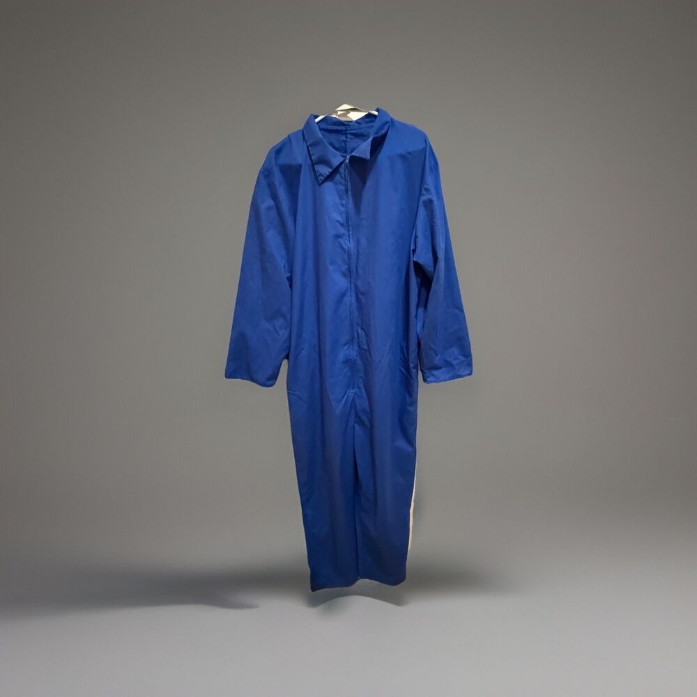 Alexanders Costumes Men's Horror Jumpsuit, Blue, X-Large
